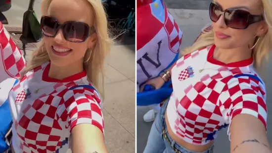 Helena iz 'Gospodina Savr&scaron;enog' s majkom bodrila Vatrene u Torontu i odu&scaron;evila navijačkim stilom