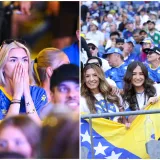 Plavo-žute ljepotice u ekstazi: Od Zagreba preko Sarajeva do Amerike, ove navijačice prate Zmajeve