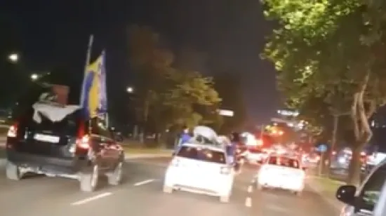 Ludnica u Sarajevu: Pogledajte kako se slavi povijesna pobjeda Zmajeva