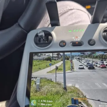Neki će dobiti obavijest! Policija snimala dronom prometni čvor, utvrdili 54 prekr&scaron;aja