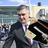 Znamo &scaron;to će Milanović napraviti s revolverom kojeg mu je poklonio Erdogan: Evo gdje će biti izložen