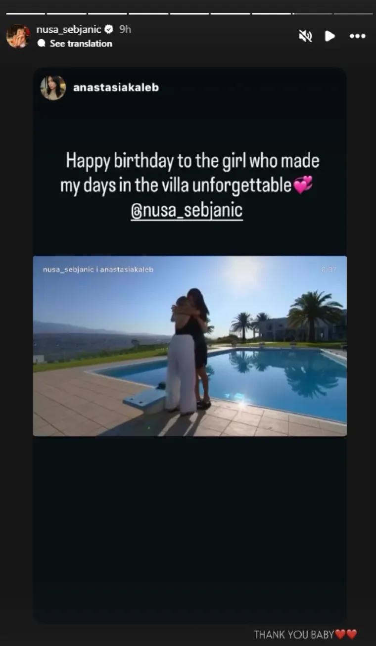 I nakon &lsquo;Gospodina Savr&scaron;enog&rsquo; ostale bliske: Anastasia emotivnom porukom čestitala Nu&scaron;i rođendan