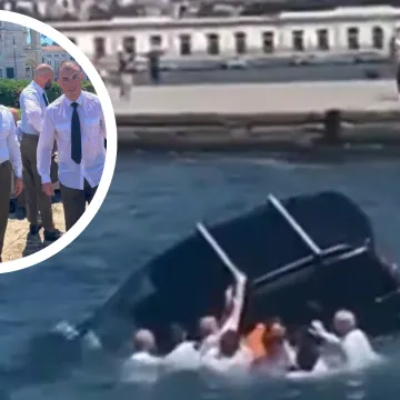 Pojavila se snimka drame na Jadranu: Auto krenuo tonuti, vojnici bez razmi&scaron;ljanja skočili u pomoć