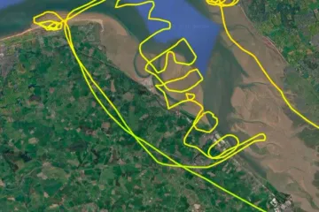 Instruktor letenja ostavio jako čudan 'trag' na nebu, pazite &scaron;to je uhvatio radar
