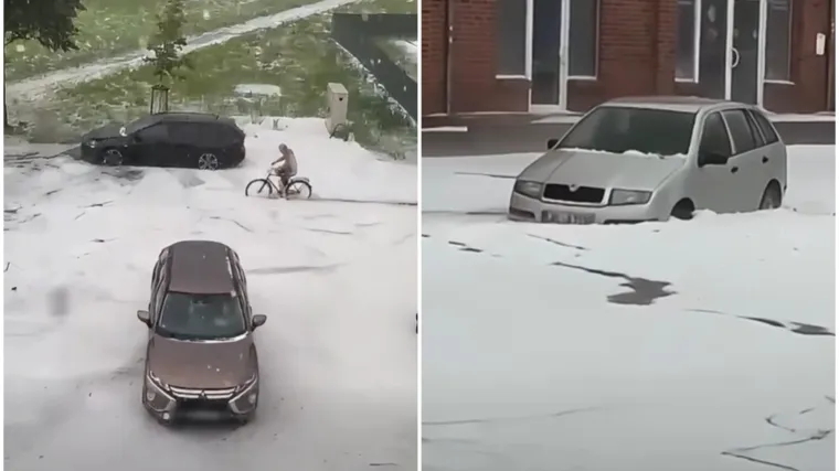 Usred srpnja - ralice! Stravična tuča sručila se na njemački okrug, pogledajte ove scene