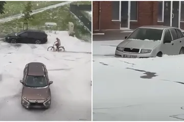 Usred srpnja - ralice! Stravična tuča sručila se na njemački okrug, pogledajte ove scene