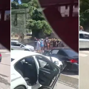Kr&scaron; i lom u Puli: Žestok sudar dva automobila! Pogledajte snimku s mjesta nesreće