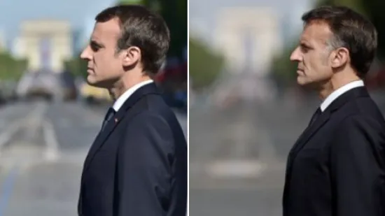 Isti trg, ista poza, devet godina razlike: Pogledajte Macronove fotografije o kojima svi pričaju