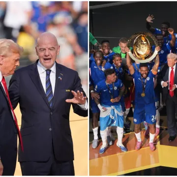 Pro&scaron;le godine svi su gledali u Trumpa: Medalju spremio u džep, Infantino mu poklonio pehar
