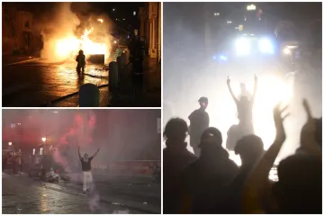 Apsolutno ludilo, kr&scaron; i lom: Bacili eksploziv kod policijske zgrade, uslijedio žestoki sukob