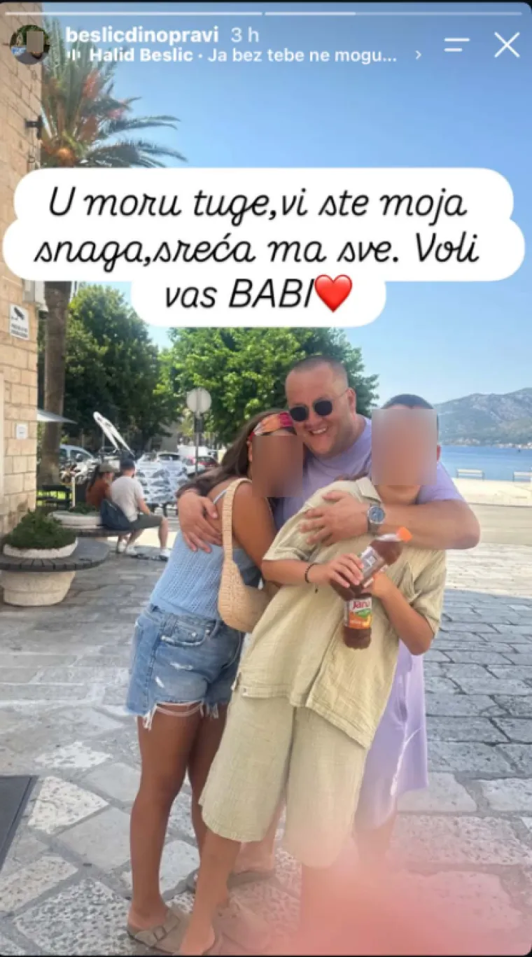 Emotivna objava Dine Be&scaron;lića slomila srca pratitelja: 'U moru tuge vi ste moja snaga'