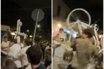 &Scaron;ake, noge i bicikl letjeli na sve strane: &Scaron;iri se snimka masovne tučnjave