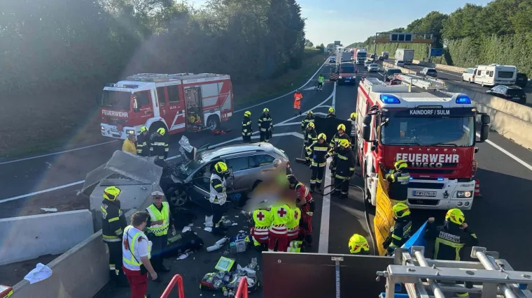 Te&scaron;ka prometna nesreća! Kamper se zabio u gužvu na autocesti, 34 osobe ozlijeđene, među njima djeca