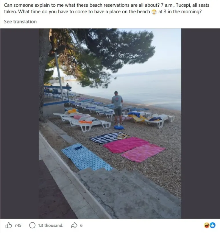 Poljsku turisticu zabezeknuo prizor u Tučepima, sve je objavila u grupi s vi&scaron;e 300 tisuća članova