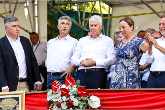 Milanović i Plenković ponovno na istom mjestu: U Sinju nisu izostale ni političke strelice