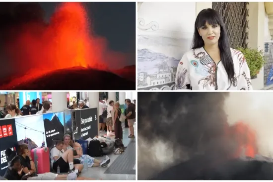 Etna zarobila Hrvate na Siciliji, ali: 'Lava se ne viđa svaki dan'