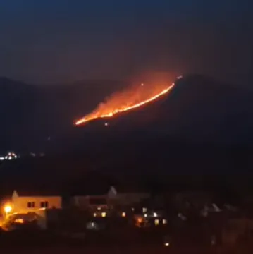 Dva požara na granici s BiH: 'Jedan malo uđe, malo izađe iz Hrvatske'