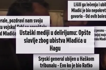 Skandalozni naslovi srpskih medija nakon smrti ratnog zločinca: 'Navodni genocid'