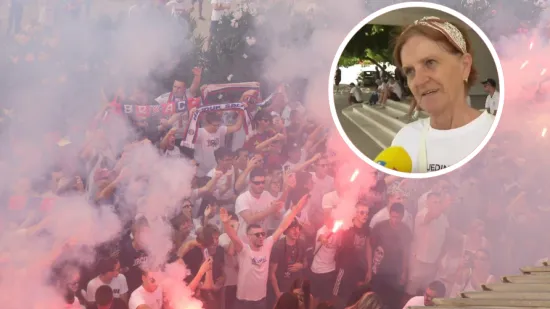 Gospođa Iva dočekala je igrače Hajduka: 'Ja sam se naježila kad sam čula'