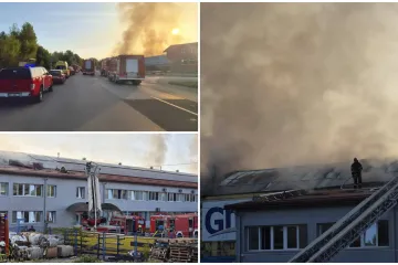 Pogledajte dramatične prizore s ga&scaron;enja požara u Karlovcu: U tijeku provjera kvalitete zraka