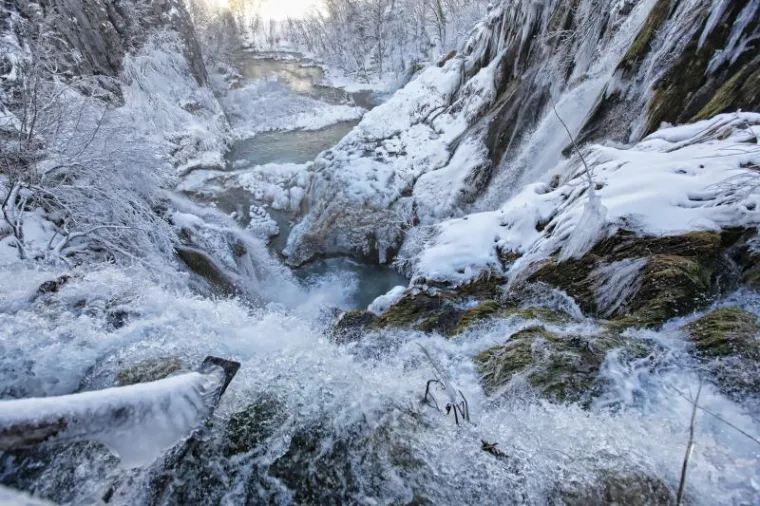 PXL plitvička jezera snijeg PXL plitvička jezera snijeg
