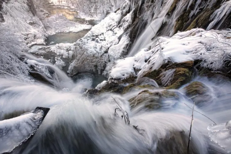 PXL plitvička jezera snijeg PXL plitvička jezera snijeg