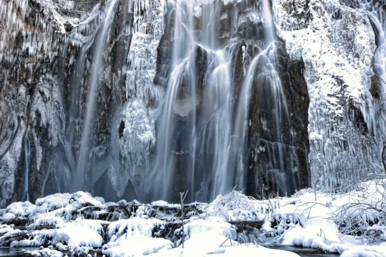 PXL plitvička jezera snijeg PXL plitvička jezera snijeg