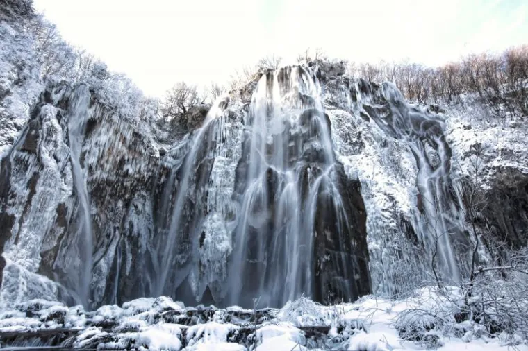 PXL plitvička jezera snijeg PXL plitvička jezera snijeg