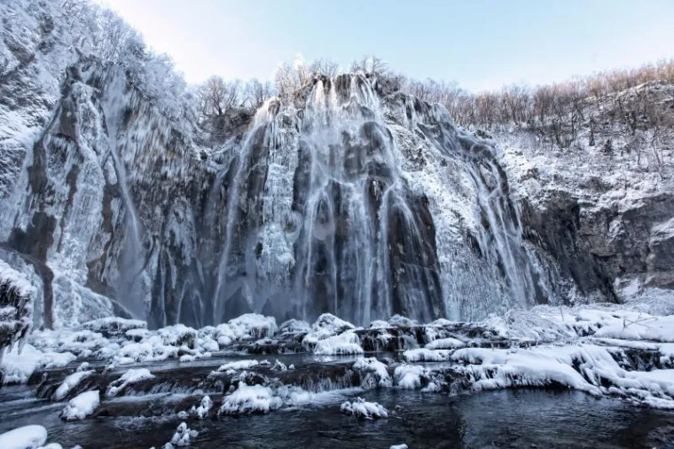PXL plitvička jezera snijeg PXL plitvička jezera snijeg