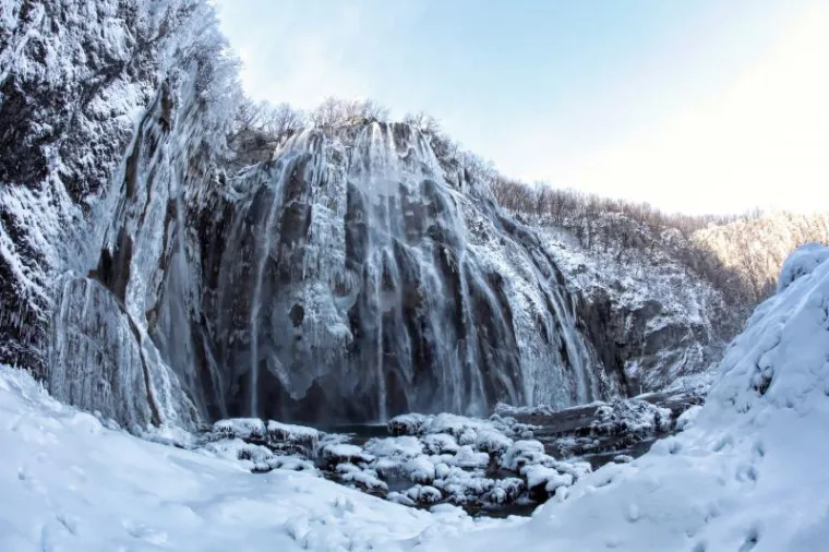 PXL plitvička jezera snijeg PXL plitvička jezera snijeg