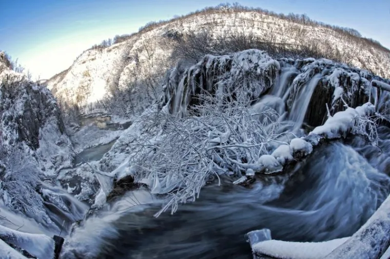 PXL plitvička jezera snijeg PXL plitvička jezera snijeg