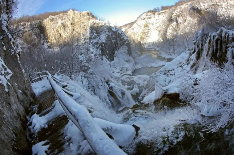 PXL plitvička jezera snijeg PXL plitvička jezera snijeg