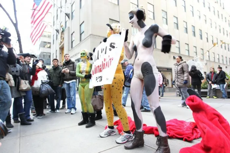 PXL - prosvjed, PETA PXL prosvjed, PETA