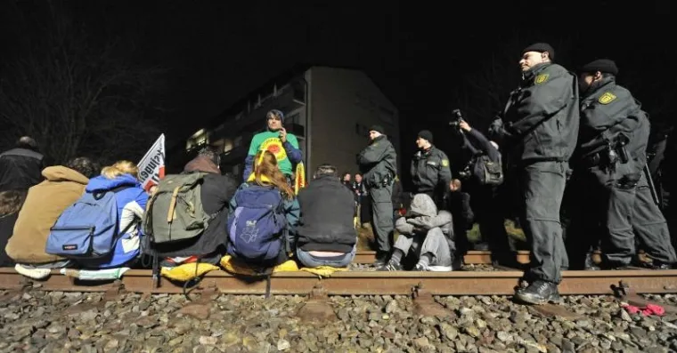 PXL nuklearni otpad prosvjed njemačka PXL nuklearni otpad prosvjed njemačka