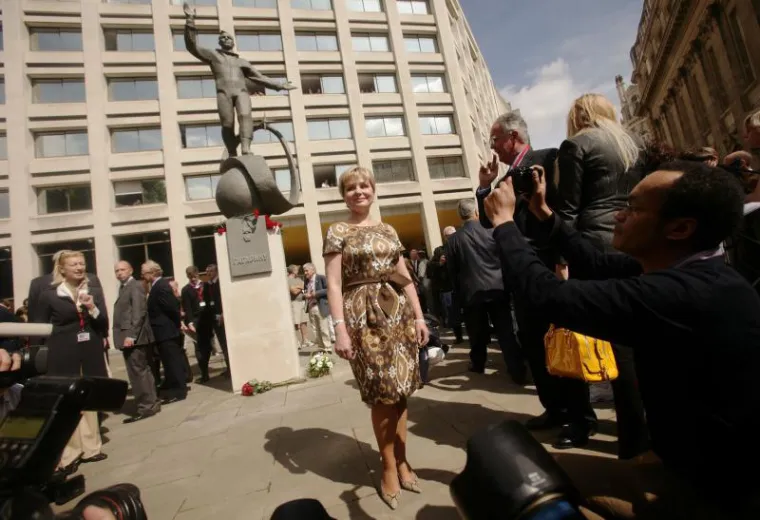 Kip Jurija Gagarina, prvog čovjeka u svemiru, otkrila je astronautova kćer Jelena Gagarina koja je direktorica muzeja Kremlin u Moskvi.