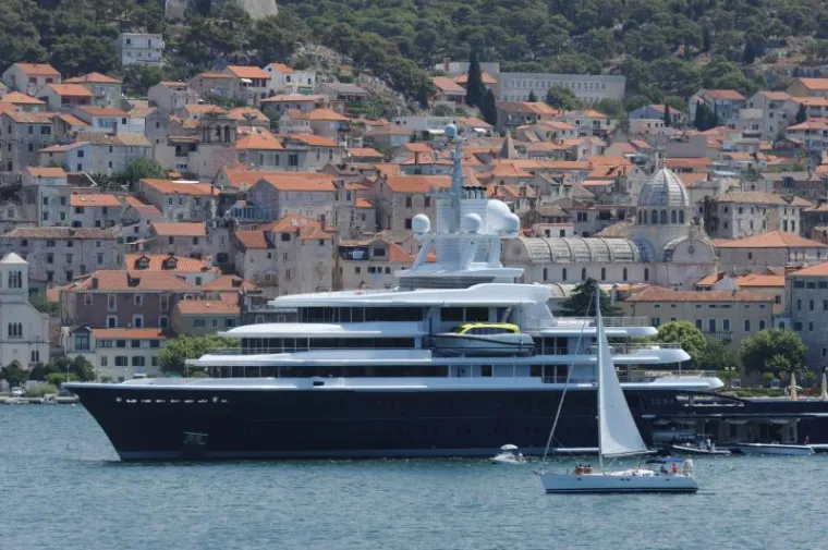 &Scaron;ibenski kanal na knap za Abramovičevu jahtu
