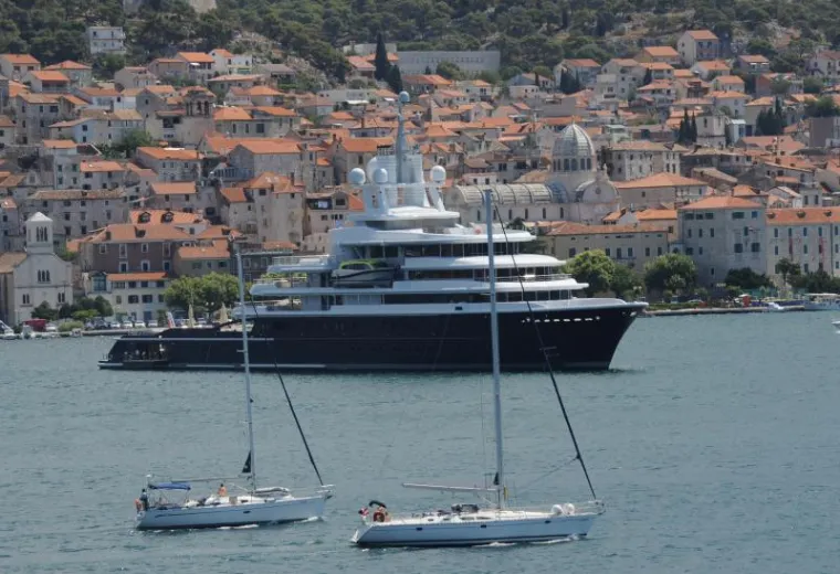 &Scaron;ibenski kanal na knap za Abramovičevu jahtu