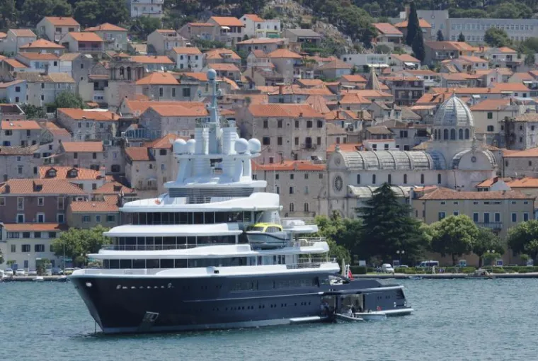 &Scaron;ibenski kanal na knap za Abramovičevu jahtu