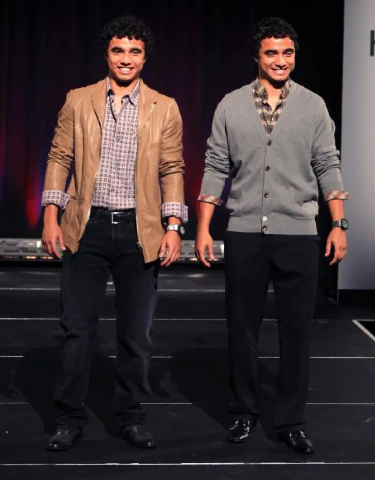 Nogometaši na modnoj pisti