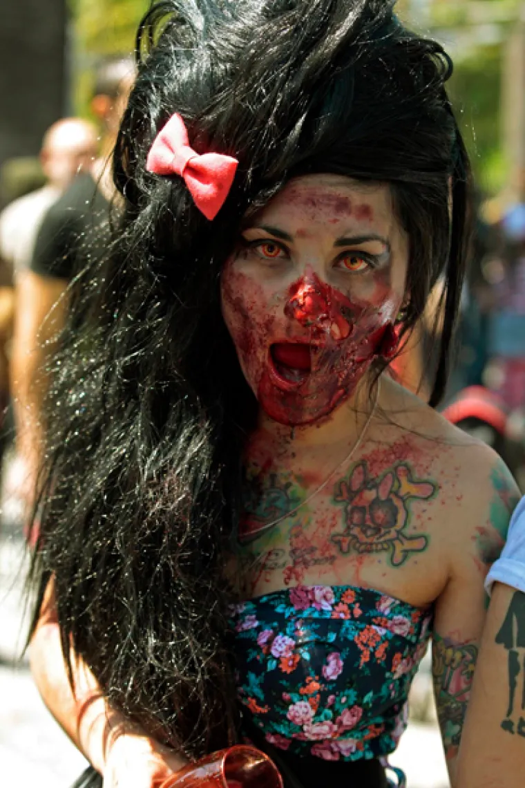 Zombiji okupirali ulice Santiaga