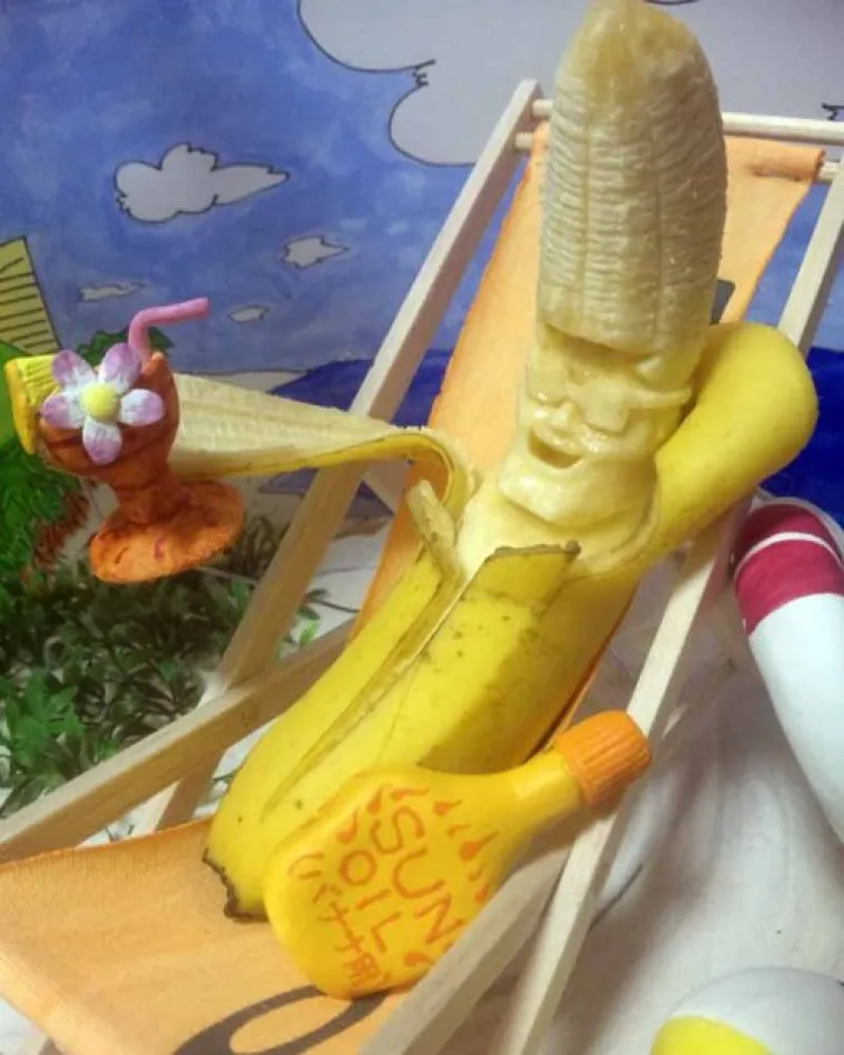 Stvorio nevjerojatne skulpture od banana!