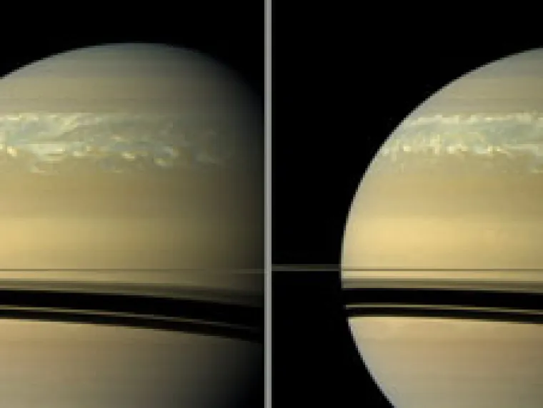 Spektakularna svemirska oluja na Saturnu
