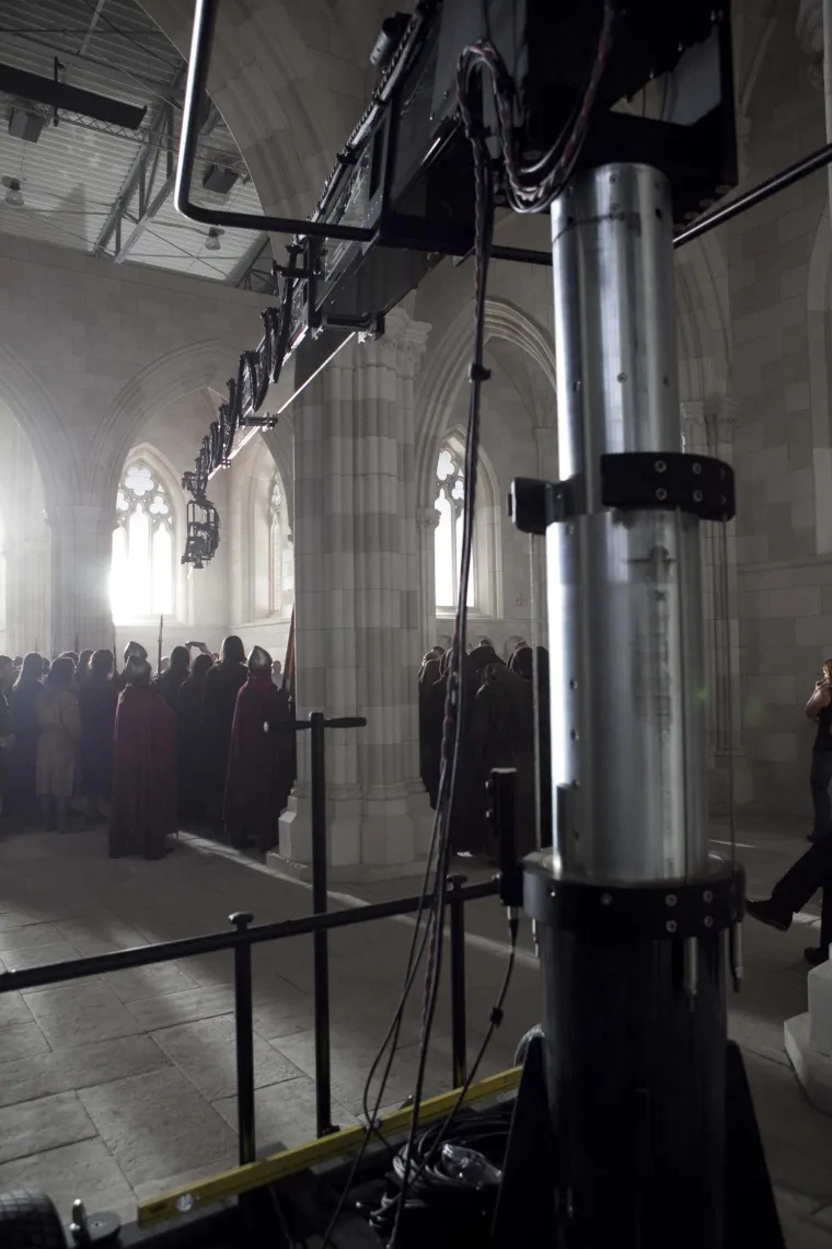 i za zahtjevnije interijere bio je potreban profesionalni kran