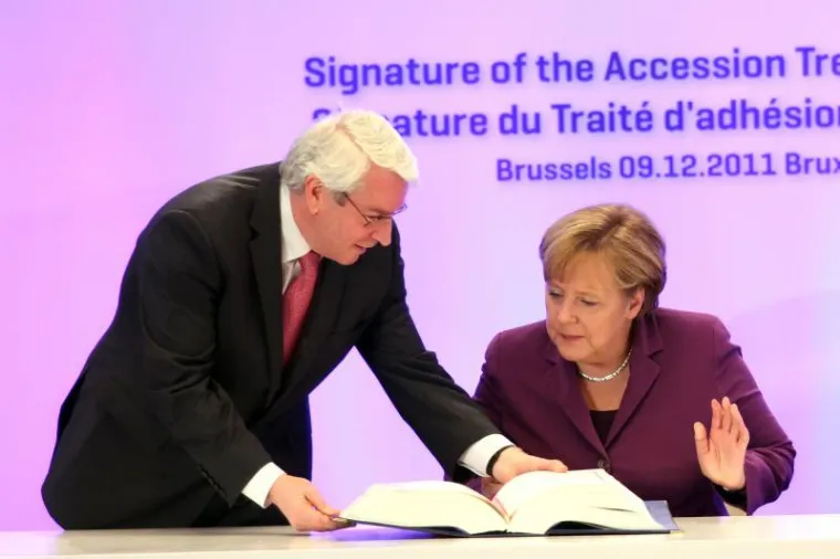 EU dočekala Hrvatsku ra&scaron;irenih ruku