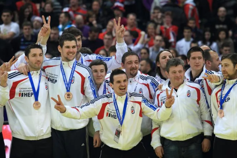 Hrvatska slavila usred Beograda