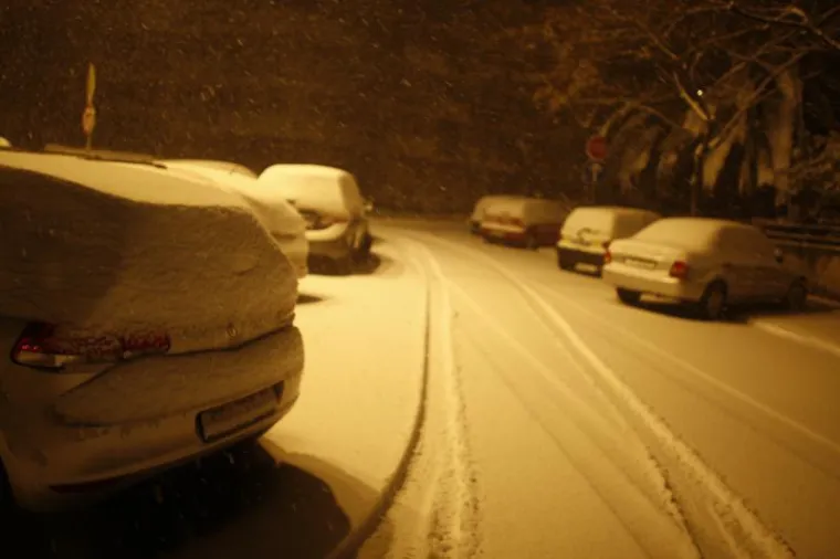 Splićani uživaju u snježnom danu