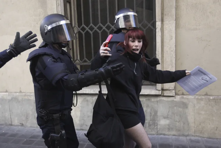 Policijska brutalnost na djelu