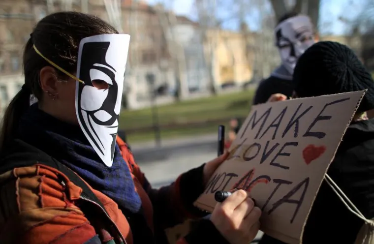 Prosvjed protiv ACTA-e u Hrvatskoj