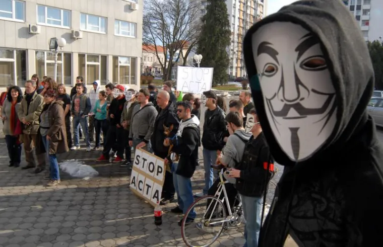 Prosvjed protiv ACTA-e u Hrvatskoj