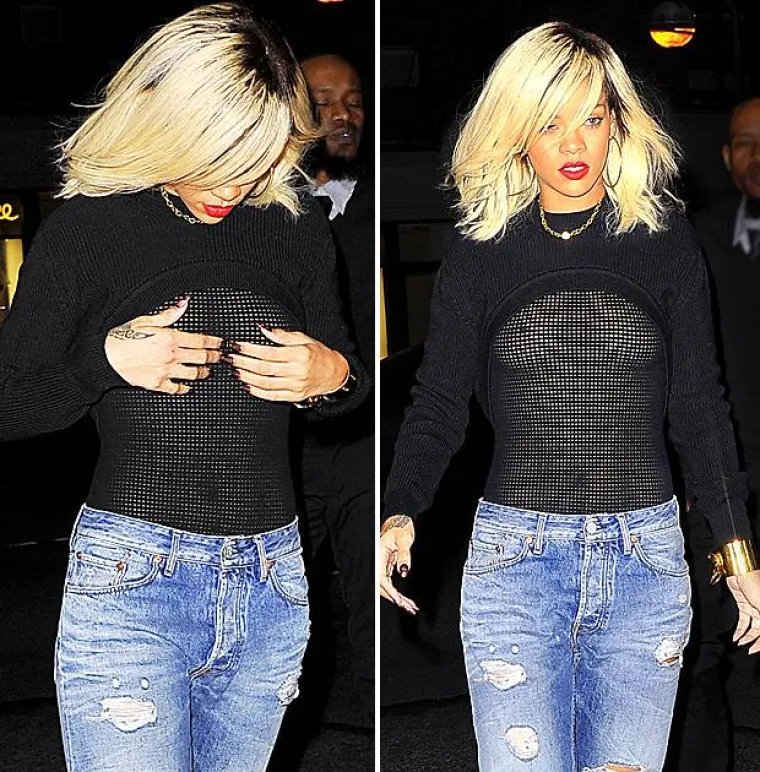 Rihanna se opet zaboravila odjenuti za &scaron;etnju!